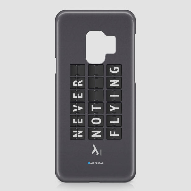 Never Not Flying Flight Board - Phone Case - Airportag