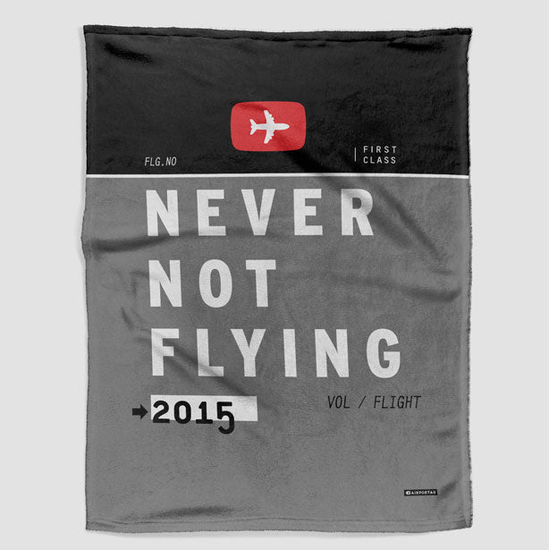 Never Not Flying - Blanket - Airportag