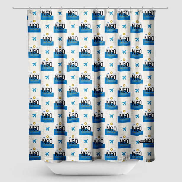 NGO - Shower Curtain - Airportag