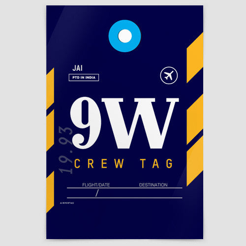 9W - Poster - Airportag