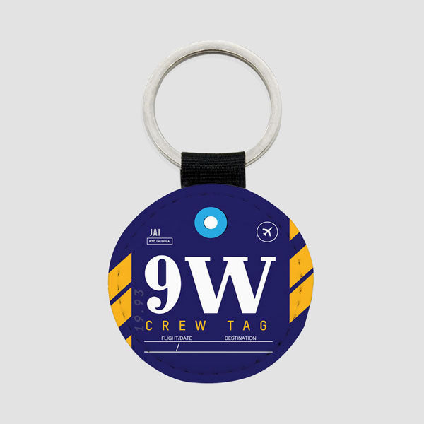 9W - Round Keychain