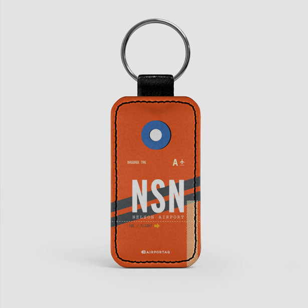 NSN - Leather Keychain - Airportag
