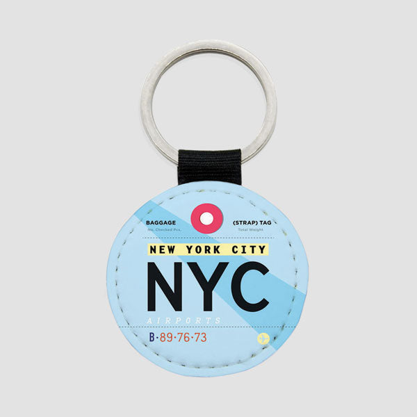 NYC - Round Keychain