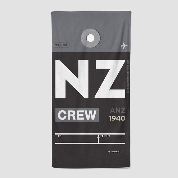 NZ - Beach Towel - Airportag