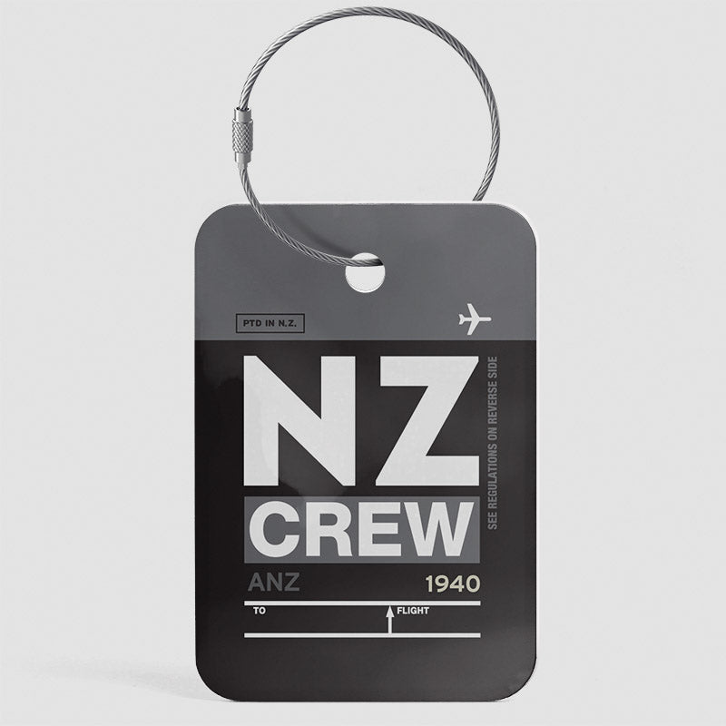 Nouvelle-Zélande - Étiquette de bagage
