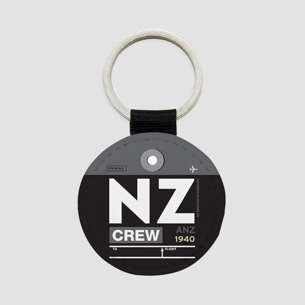 NZ - Round Keychain