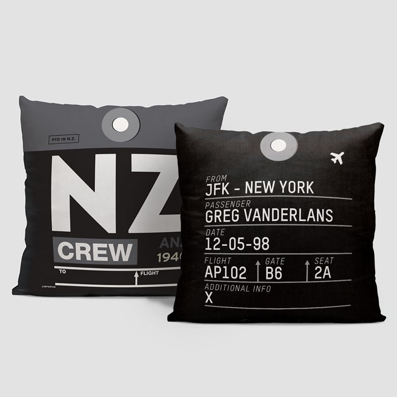 NZ - Throw Pillow