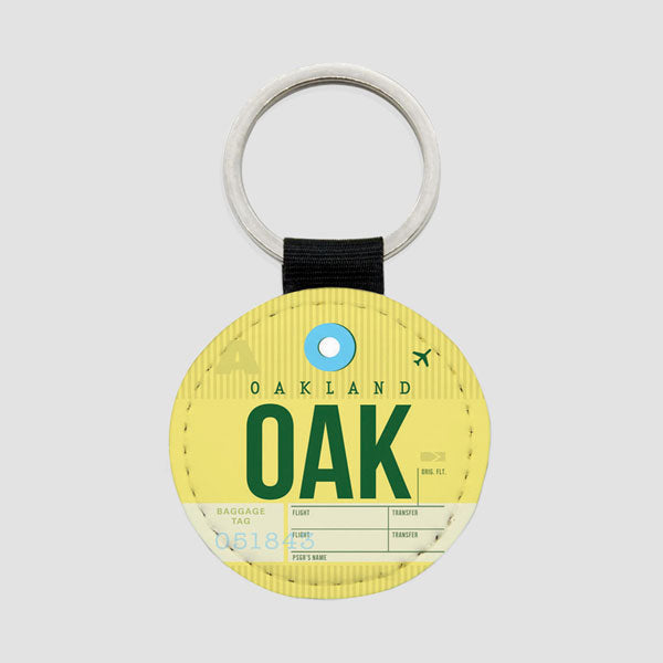 OAK - Round Keychain