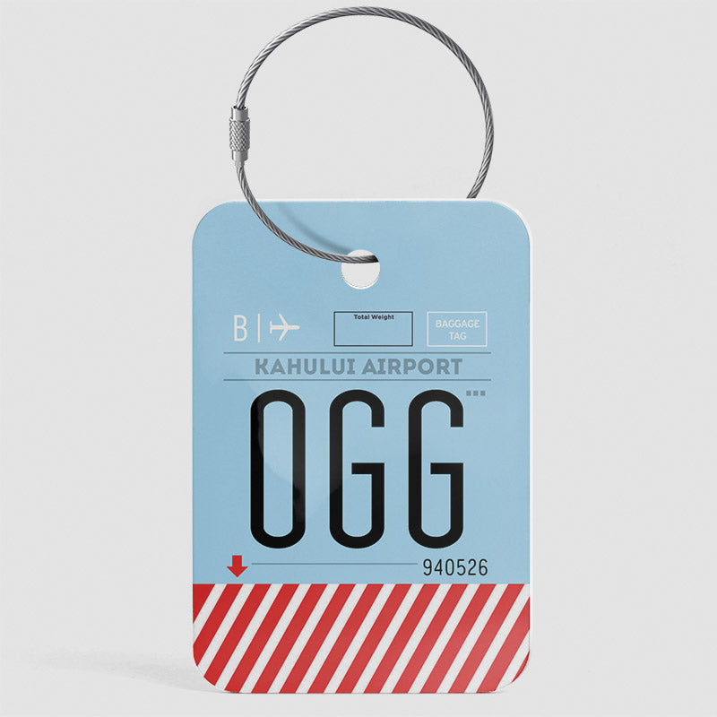 OGG - Étiquette de bagage