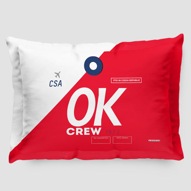 OK - Pillow Sham - Airportag