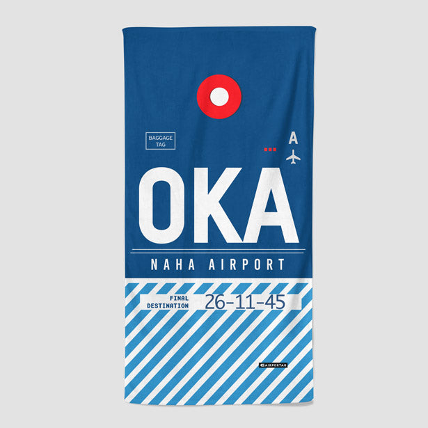 OKA - Beach Towel - Airportag