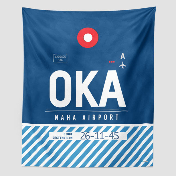 OKA - Wall Tapestry - Airportag