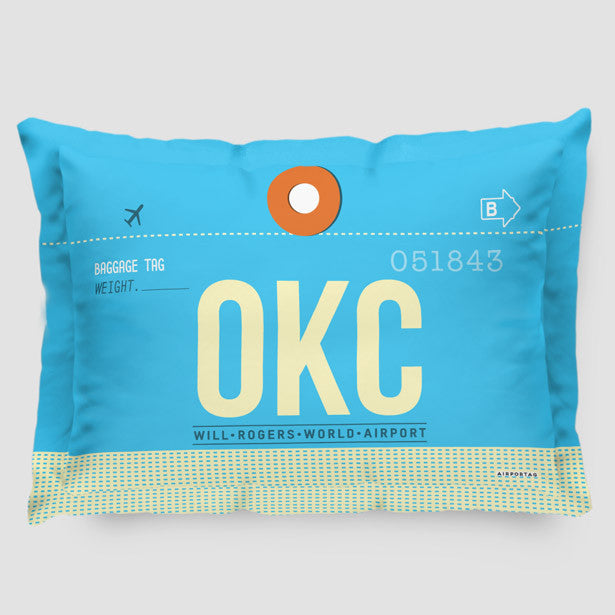 OKC - Pillow Sham - Airportag