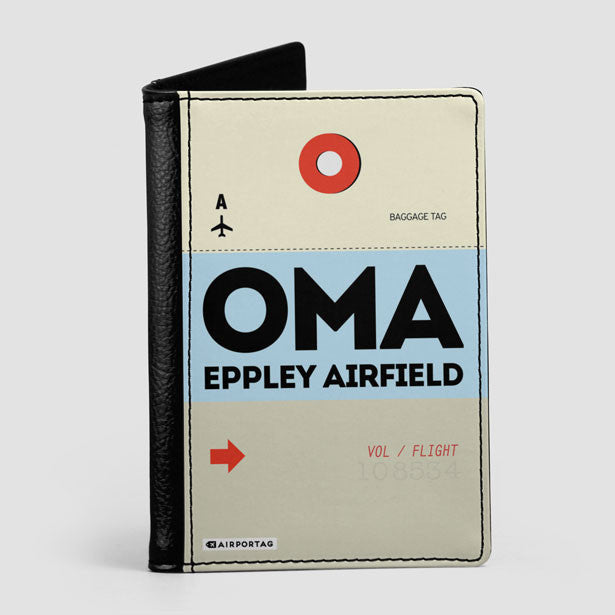 OMA - Passport Cover - Airportag