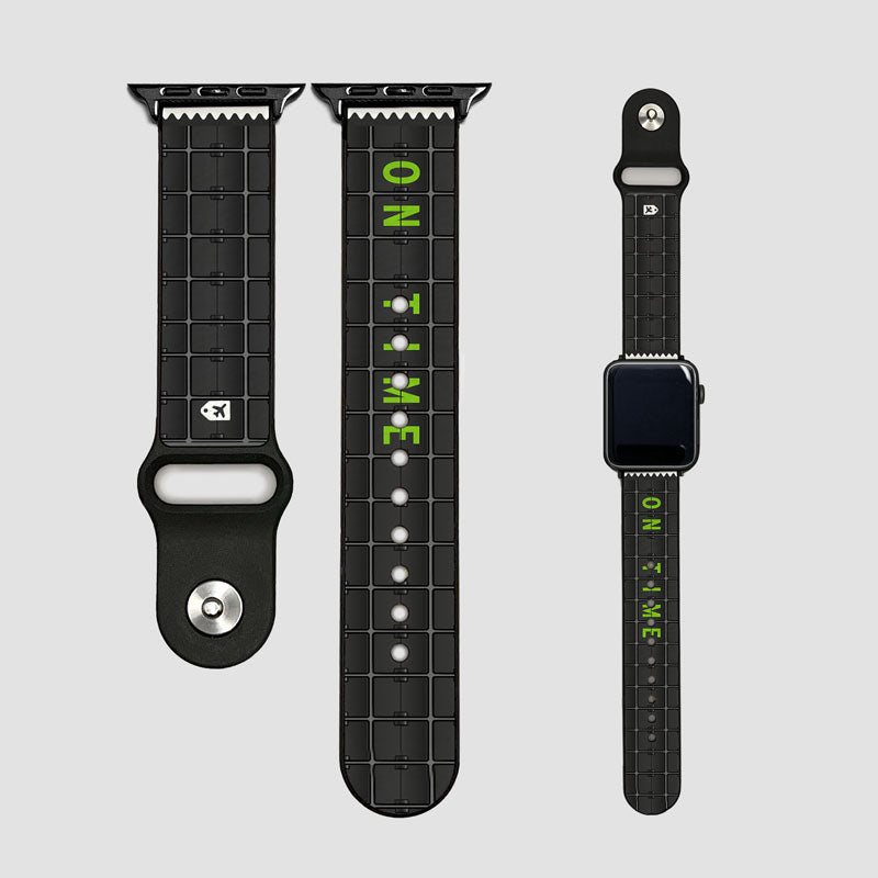 Tableau On Time Flight - Apple Watch Band