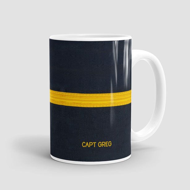 Coffee Mug - Pilot Rank - Airplane Pilot Stripes Mug
