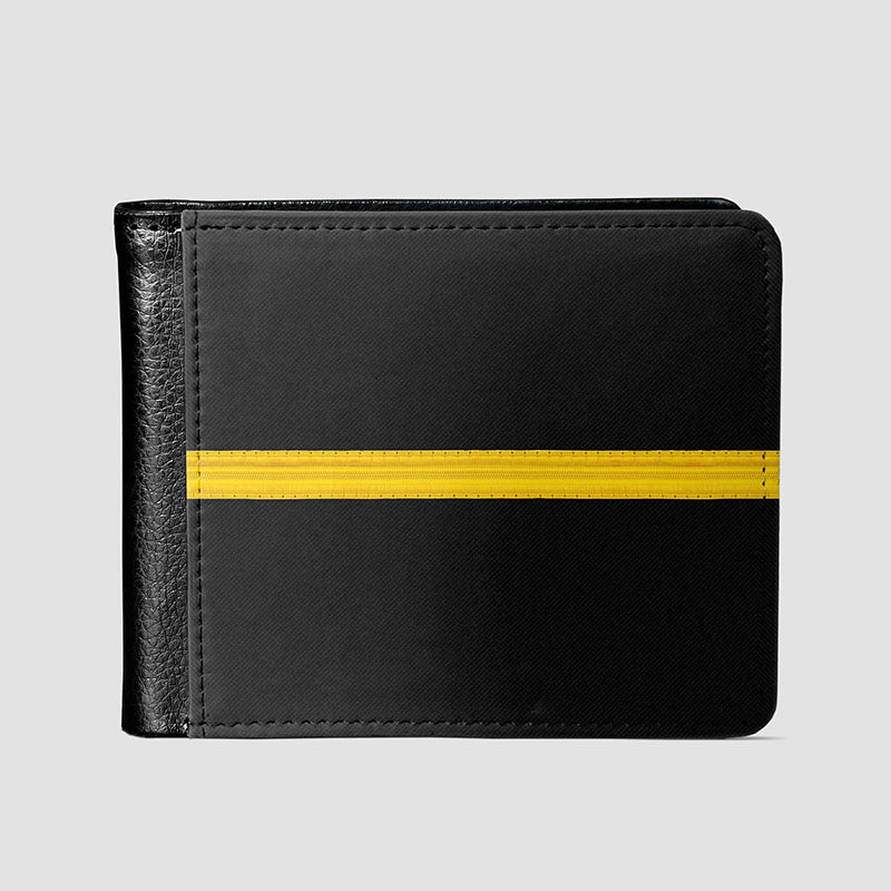 Black Pilot Stripes - Men's Wallet