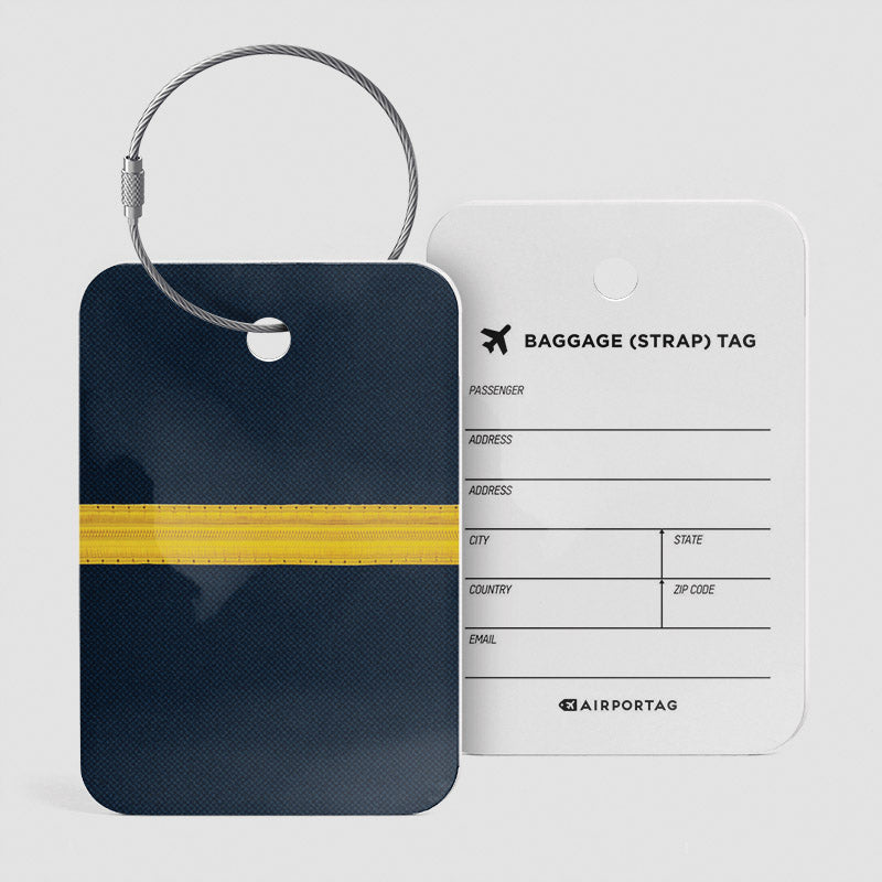 Pilot Rank Luggage Tag - Travel Collection