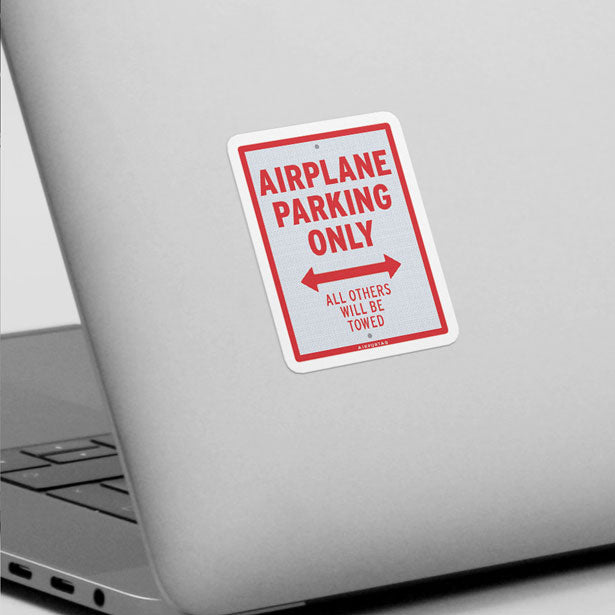 Airplane Parking Only - Sticker - Airportag