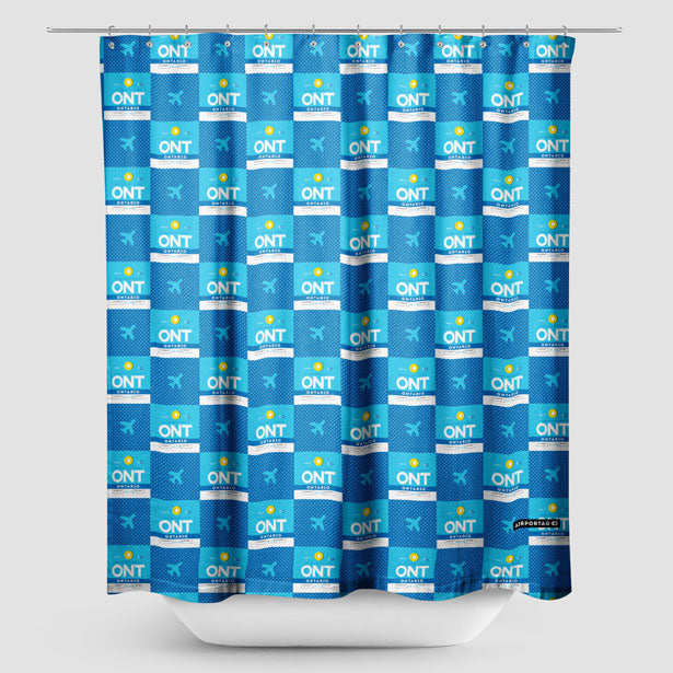 ONT - Shower Curtain - Airportag