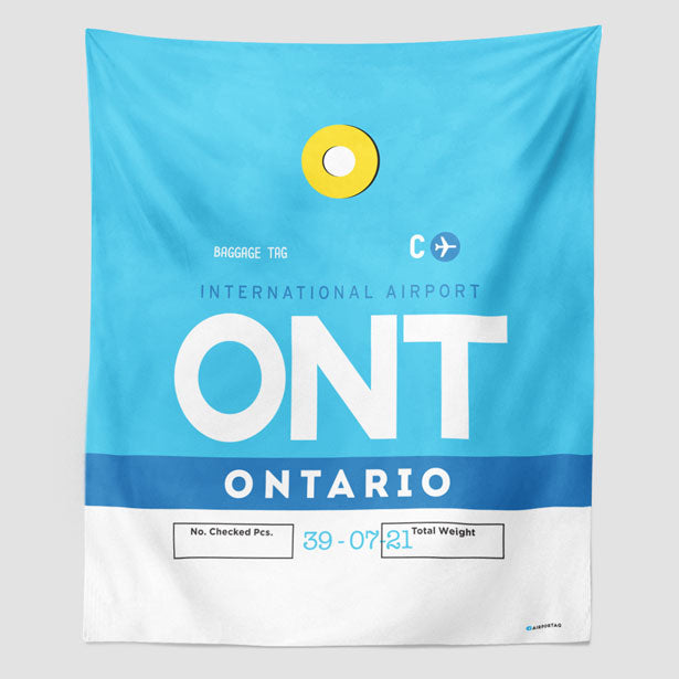 ONT - Wall Tapestry - Airportag