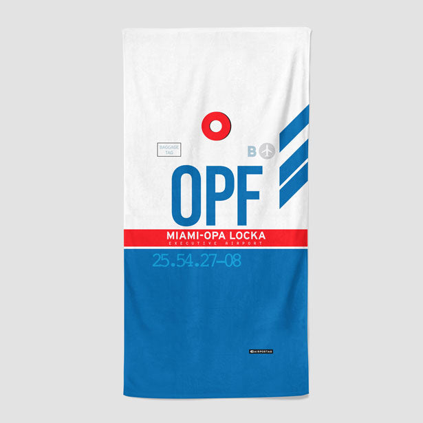OPF - Beach Towel - Airportag