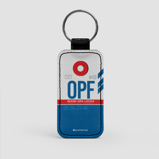 OPF - Leather Keychain - Airportag