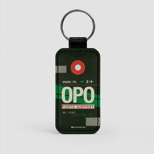 OPO - Leather Keychain - Airportag