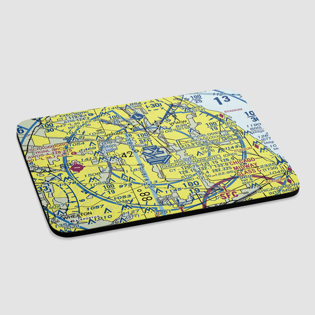 ORD Sectional - Mousepad - Airportag