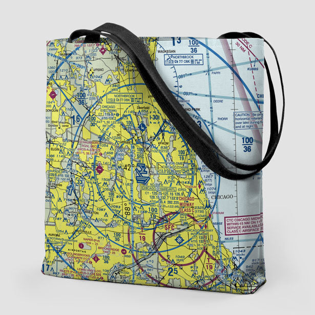 ORD Sectional - Tote Bag - Airportag