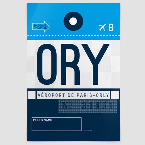 ORY - Poster - Airportag