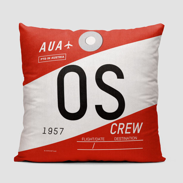 OS - Throw Pillow - Airportag