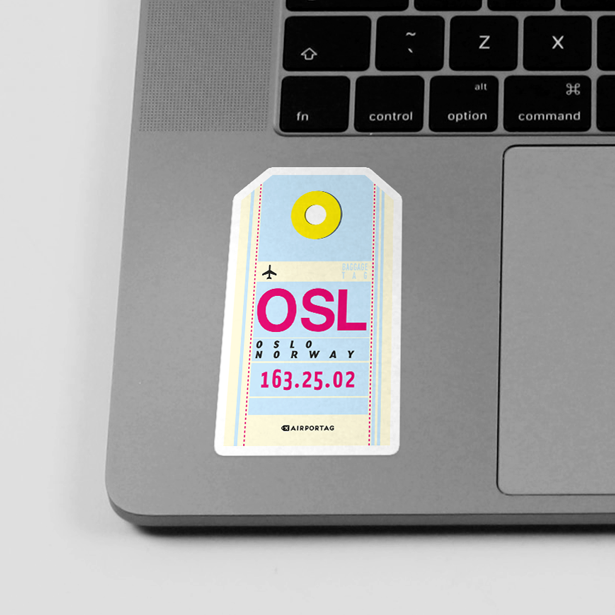 OSL - Sticker - Airportag