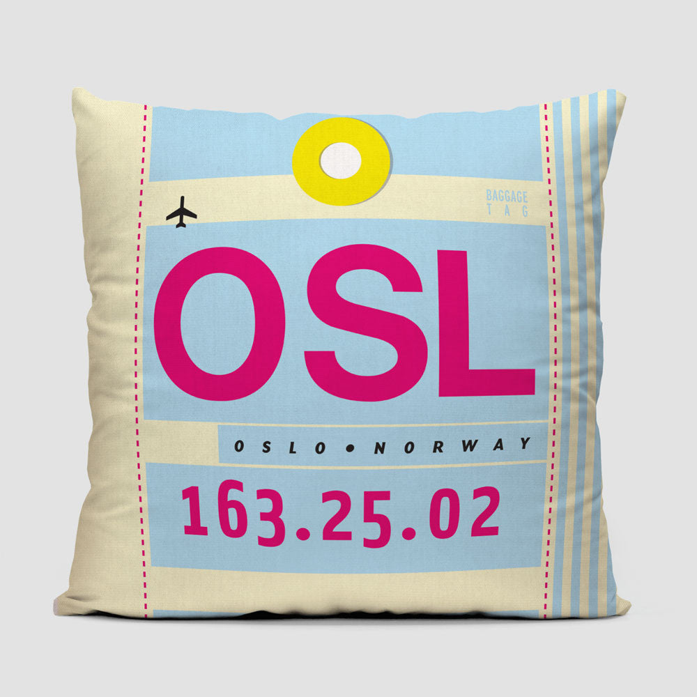 OSL - Throw Pillow - Airportag