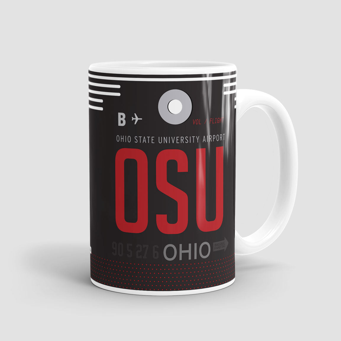 Coffee Mug - OSU - Ohio State University Airport - Ohio, United States -  IATA code OSU