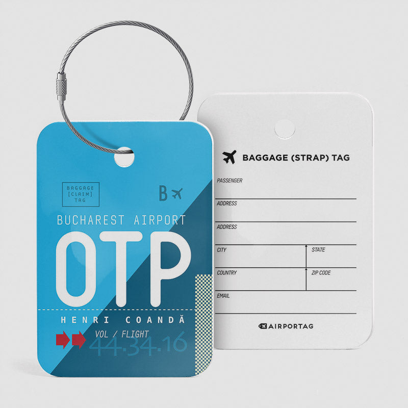 OTP - Étiquette de bagage