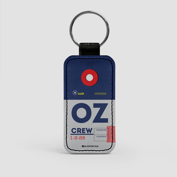 OZ - Leather Keychain - Airportag
