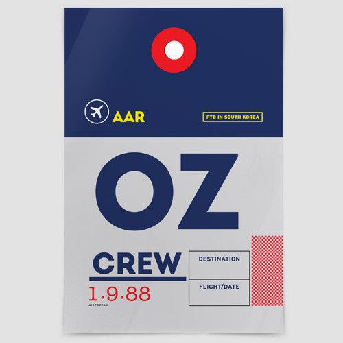 OZ - Poster - Airportag