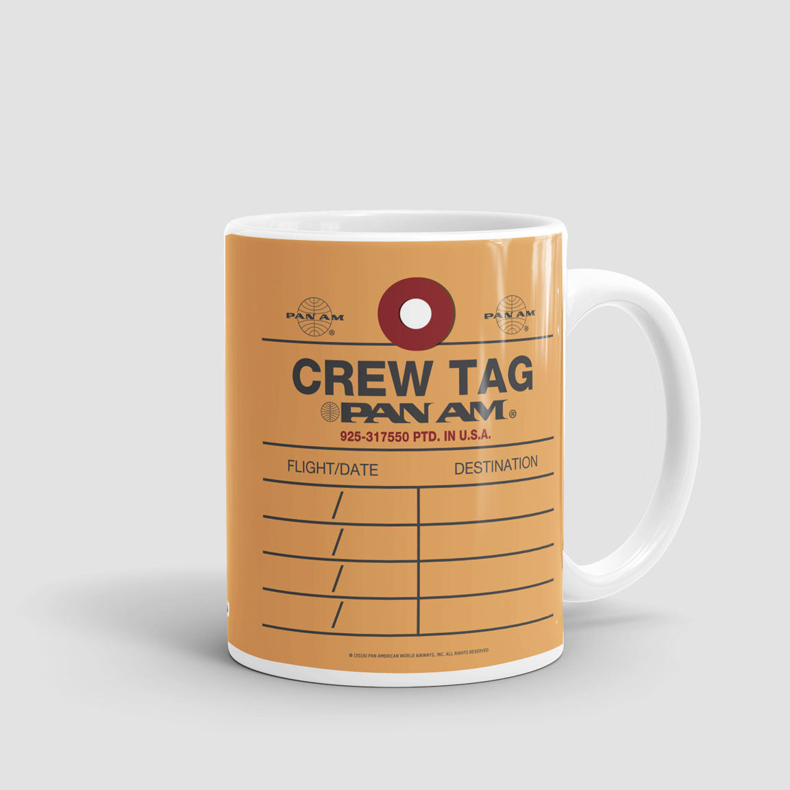 Pan Am - Crew Tag - Mug - Airportag