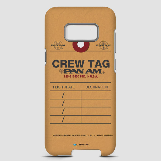 Pan Am - Crew Tag - Phone Case - Airportag