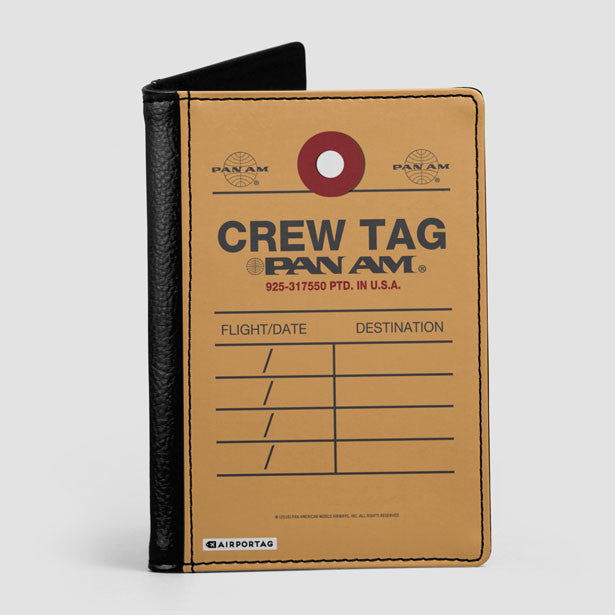 Pan Am - Crew Tag - Passport Cover - Airportag
