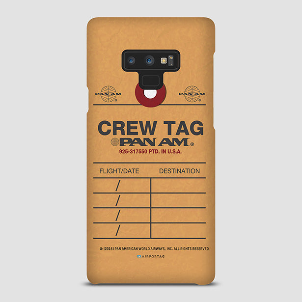Pan Am - Crew Tag - Phone Case airportag.myshopify.com