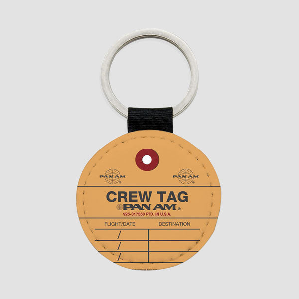 Pan Am - Crew Tag - Round Keychain