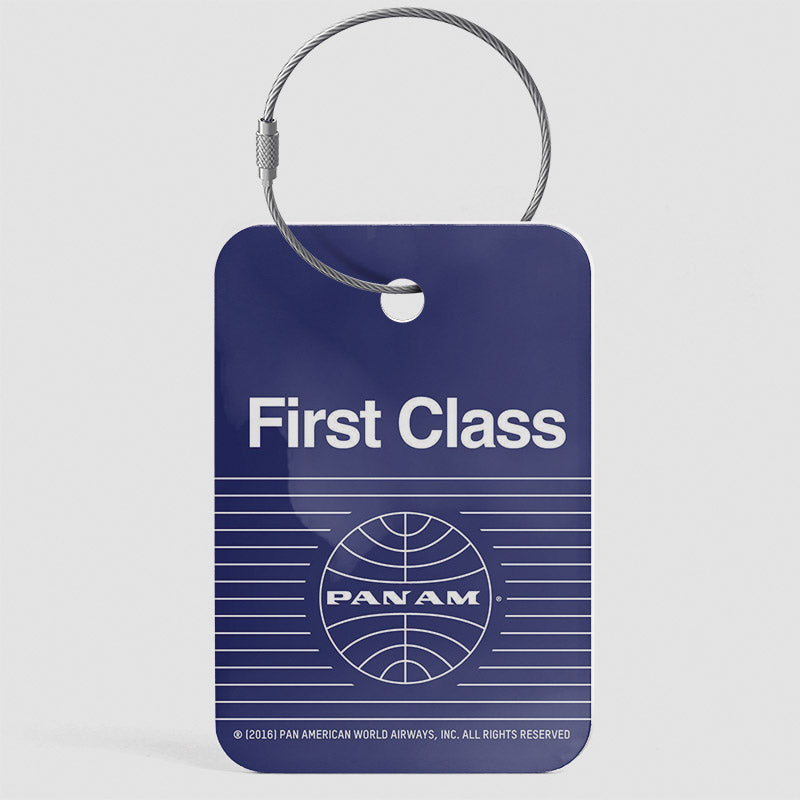 Pan Am First Class - Luggage Tag
