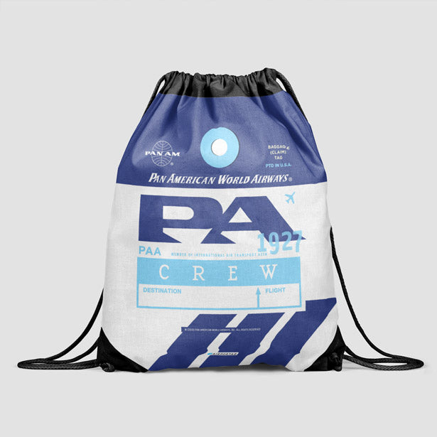 PA - Pan Am - Drawstring Bag - Airportag