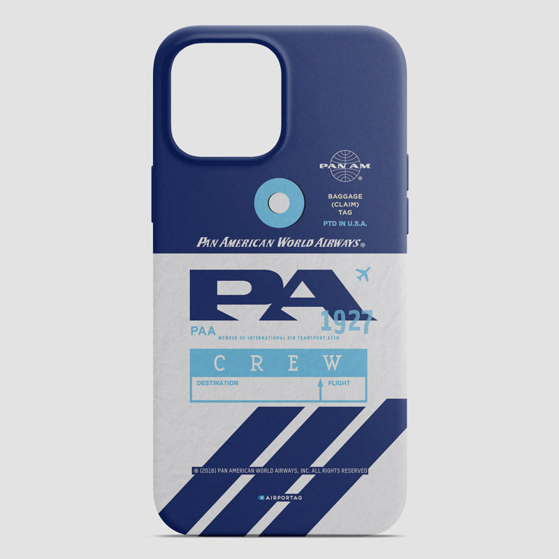 PA - Pan Am - Phone Case