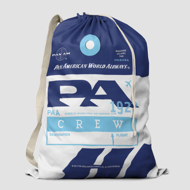 PA - Pan Am - Laundry Bag - Airportag
