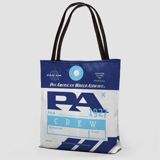 PA - Pan Am - Tote Bag - Airportag