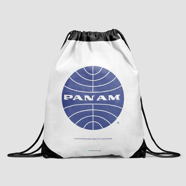 Pan Am Logo - Drawstring Bag - Airportag