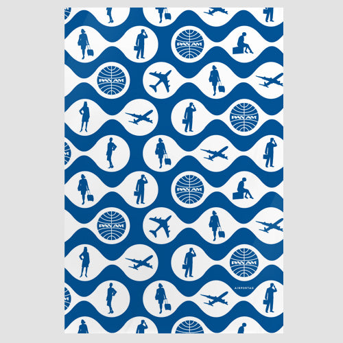 Pan Am Silhouette - Poster - Airportag